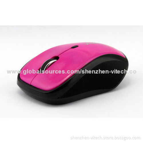 Wireless New Style 2.4GHz RF Mini Receiver Office Business Mouse, Sized 95*60*36mm